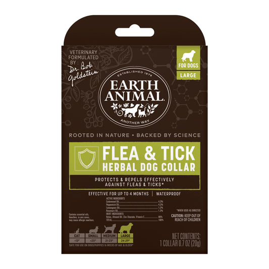 Earth Animal Nature's Protection Flea & Tick Collar for Dogs