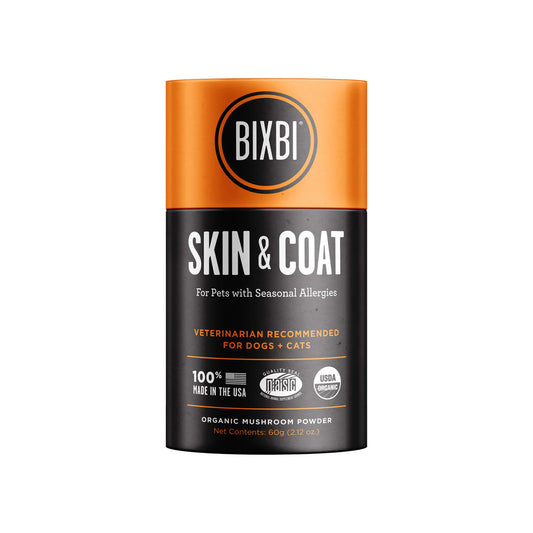 BIXBI Skin & Coat Supplement for Cats & Dogs - 60 g