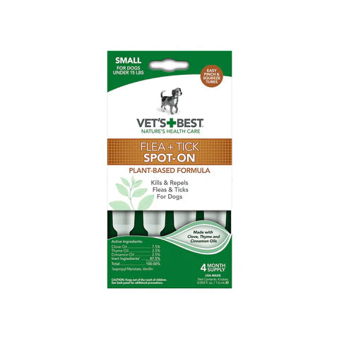 Vet's Best Flea & Tick Drops for Dogs
