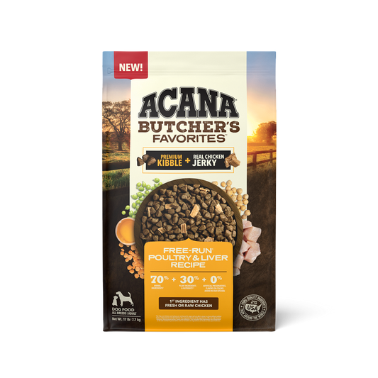 ACANA Butcher's Favorites Free-Run Poultry & Liver Recipe Dry Dog Food