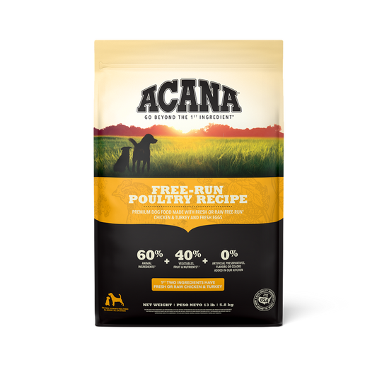 ACANA Free-Run Poultry Recipe Grain-Free Dry Dog Food